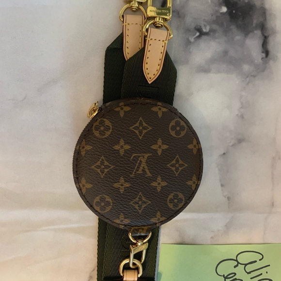louis vuitton green strap